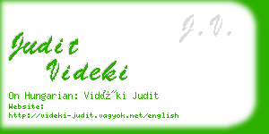 judit videki business card